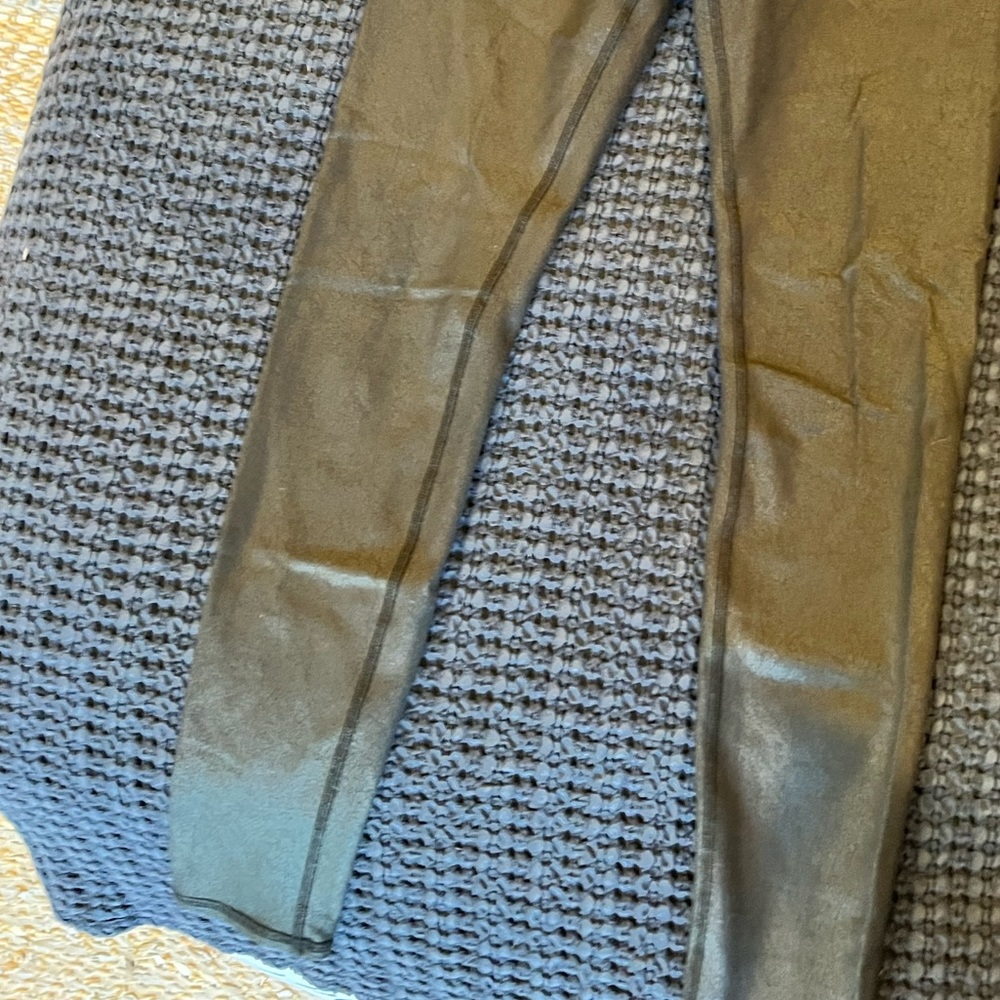 Worn once, didn't fit right. Great condition! Faux leather look, very soft. - Picture 2 of 4
